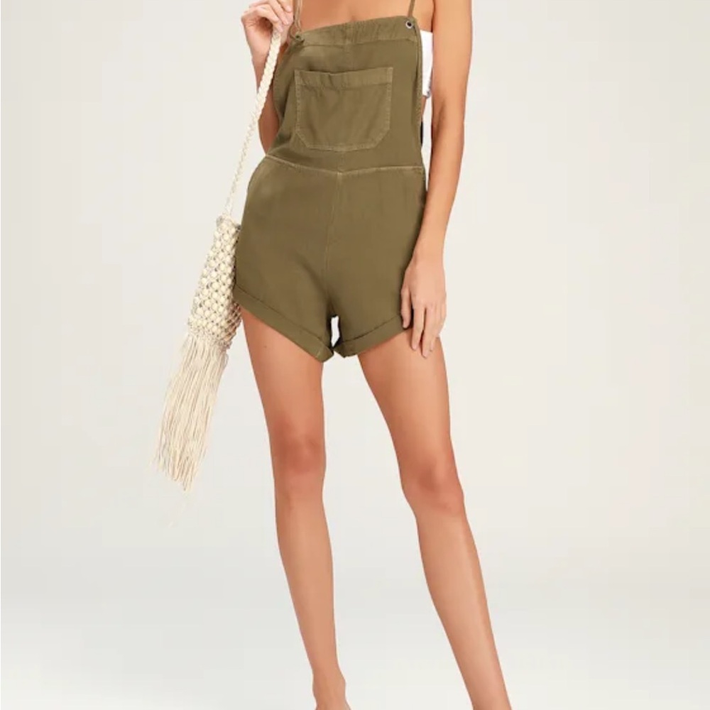 Billabong Olive Green Women's Romper